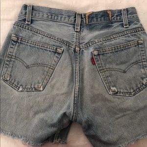 Vintage Levis cut off shorts